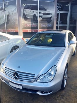 Mercedes CLS500 in for routine service1.JPG